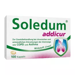 SOLEDUM addicur 200 mg enteric-coated soft capsules, 100 pcs