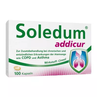SOLEDUM addicur 200 mg enteric-coated soft capsules, 100 pcs