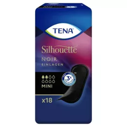 TENA SILHOUETTE Inserts mini noir, 18 pcs