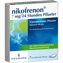 NIKOFRENON 7 mg/24 hours patch transdermal, 7 pcs