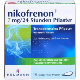 NIKOFRENON 7 mg/24 hours patch transdermal, 14 pcs