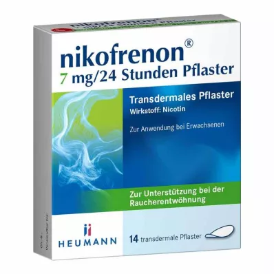 NIKOFRENON 7 mg/24 hours patch transdermal, 14 pcs NIKOFRENON 7 mg/24 hours patch transdermal, 14 pcs