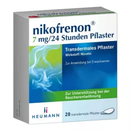 NIKOFRENON 7 mg/24 hours patch transdermal, 28 pcs