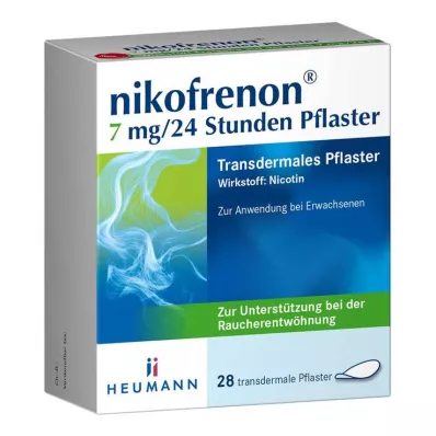 NIKOFRENON 7 mg/24 hours patch transdermal, 28 pcs