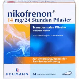 NIKOFRENON 14 mg/24 hours patch transdermal, 14 pcs