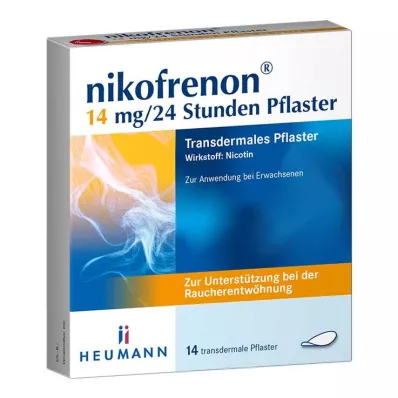 NIKOFRENON 14 mg/24 hours patch transdermal, 14 pcs NIKOFRENON 14 mg/24 hours patch transdermal, 14 pcs
