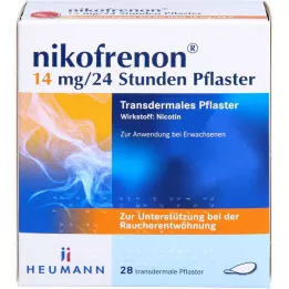 NIKOFRENON 14 mg/24 hours patch transdermal, 28 pcs