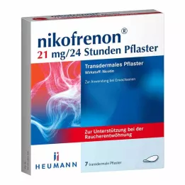 NIKOFRENON 21 mg/24 hours patch transdermal, 7 pcs