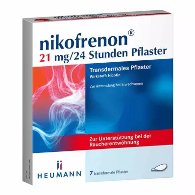 NIKOFRENON 21 mg/24 hours patch transdermal, 7 pcs NIKOFRENON 21 mg/24 hours patch transdermal, 7 pcs