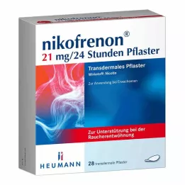 NIKOFRENON 21 mg/24 hours patch transdermal, 28 pcs