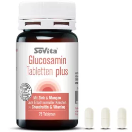 SOVITA Glucosamine tablets plus, 75 pcs