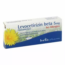 LEVOCETIRIZIN beta 5 mg film-coated tablets, 20 pcs