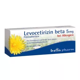 LEVOCETIRIZIN beta 5 mg film-coated tablets, 50 pcs