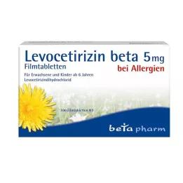 LEVOCETIRIZIN beta 5 mg film-coated tablets, 100 pcs