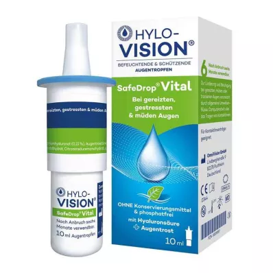 Hylo-Vision® Safedrop® Vital eye drops, 10 ml