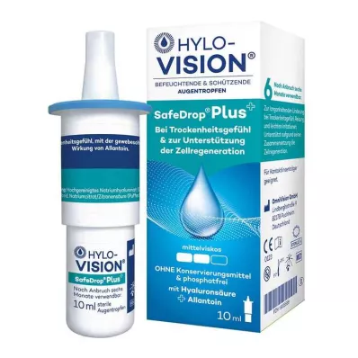 HYLO-VISION SafeDrop Plus eye drops, 10 ml