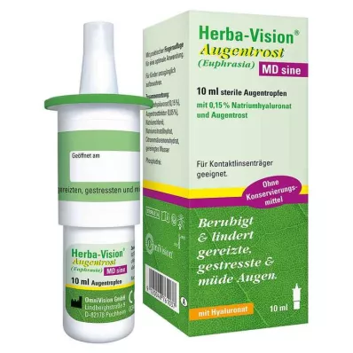 HERBA-VISION Eyebright MD sine eye drops, 10 ml