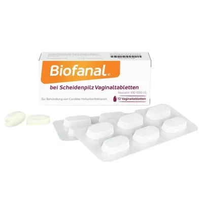 Biofanal® for vaginal thrush vaginal tablets, 12 pcs