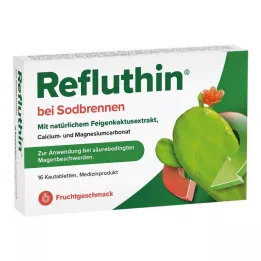 REFLUTHIN for heartburn Chewable tablets fruit, 16 pcs