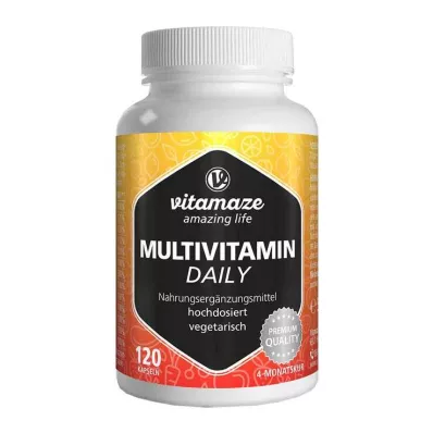 MULTIVITAMIN DAILY without iodine vegetarian capsules, 120 pcs MULTIVITAMIN DAILY without iodine vegetarian capsules, 120 pcs