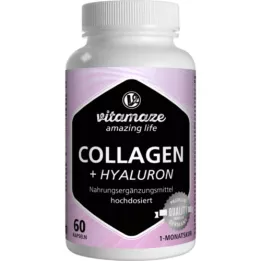 COLLAGEN 300 mg+Hyaluron 100 mg high-dose capsules, 60 pcs