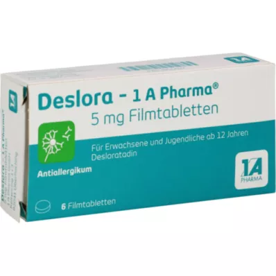 DESLORA-1A Pharma 5 mg film-coated tablets, 6 pcs