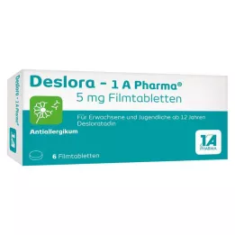 DESLORA-1A Pharma 5 mg film-coated tablets, 6 pcs
