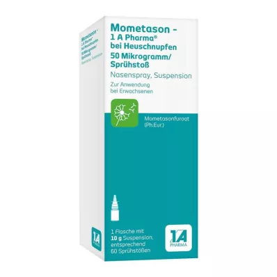 MOMETASON 1A Phar.b.Hay fever 50μg/Spr.shock 60, 10 g MOMETASON 1A Phar.b.Hay fever 50μg/Spr.shock 60, 10 g