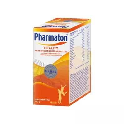 Pharmaton with ginseng extract and vitamins, 100 pieces Pharmaton with ginseng extract and vitamins, 100 pieces