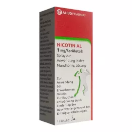 NICOTIN AL 1 mg/spray puff spray for application in the oral cavity, 1 pc