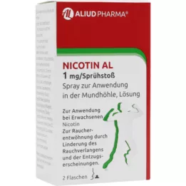 NICOTIN AL 1 mg/spray puff spray for application in the oral cavity, 2 pcs
