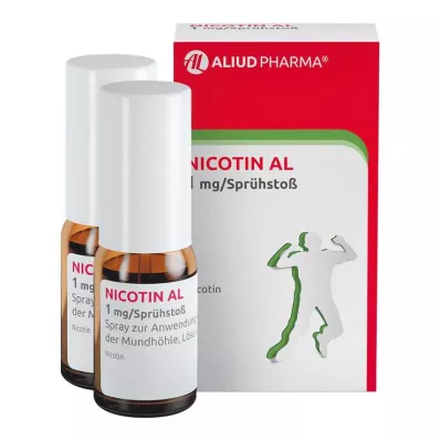 NICOTIN AL 1 mg/spray puff spray for application in the oral cavity, 2 pcs