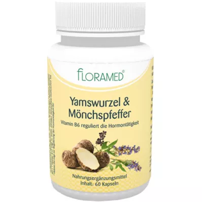 YAMSWURZEL &amp; MÖNCHSPFEFFER Floramed Capsules, 60 Capsules
