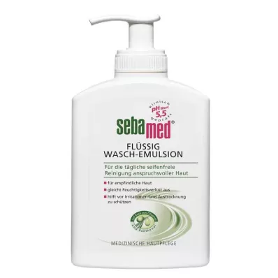 SEBAMED liquid wash emulsion w.olive w.dispenser, 200 ml