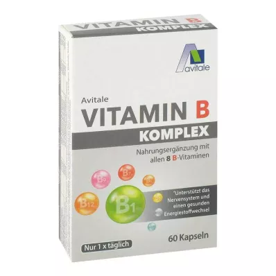VITAMIN B KOMPLEX capsules, 60 pcs VITAMIN B KOMPLEX capsules, 60 pcs