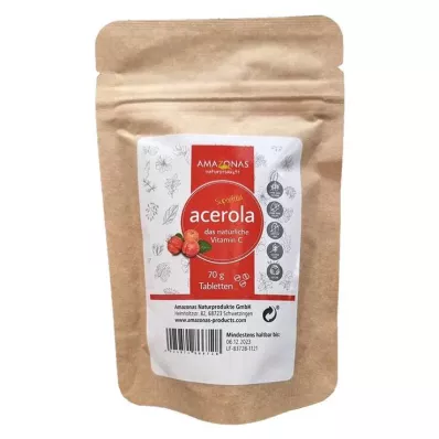 ACEROLA VITAMIN C without added sugar lozenges, 70 g ACEROLA VITAMIN C without added sugar lozenges, 70 g