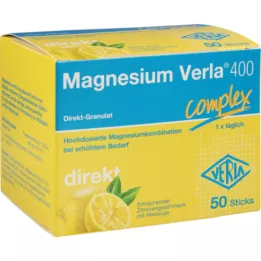 MAGNESIUM VERLA 400 direct granules, 50 pcs