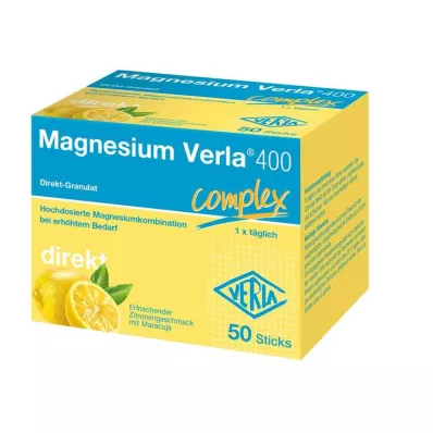 Magnesium Verla 400 direct granules, 50 pieces Magnesium Verla 400 direct granules, 50 pieces