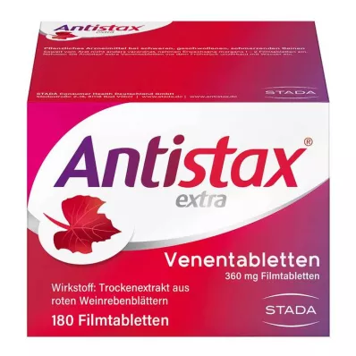 ANTISTAX extra vein tablets, 180 pcs
