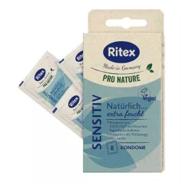 RITEX PRO NATURE SENSITIV Condoms, 8 pcs