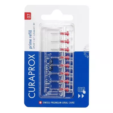 CURAPROX CPS 07 prime interdental brushes refill, 8 pcs CURAPROX CPS 07 prime interdental brushes refill, 8 pcs