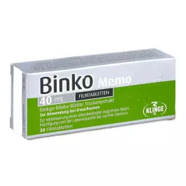 BINKO Memo 40 mg film-coated tablets, 30 pcs
