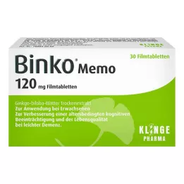 BINKO Memo 120 mg film-coated tablets, 30 pcs