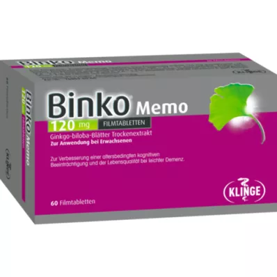 BINKO Memo 120 mg film-coated tablets, 60 pcs