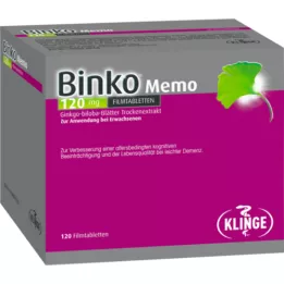BINKO Memo 120 mg film-coated tablets, 120 pcs