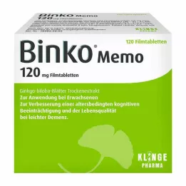 BINKO Memo 120 mg film-coated tablets, 120 pcs