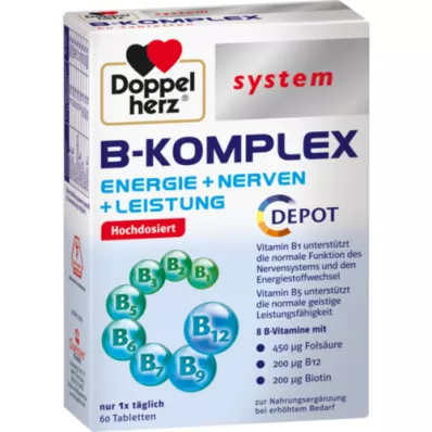 DOPPELHERZ B-complex system tablets, 60 pcs
