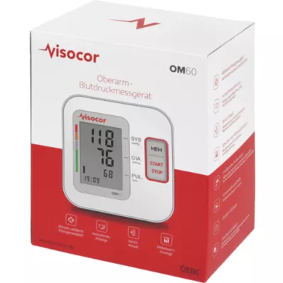 VISOCOR Upper arm blood pressure monitor OM60, 1 pc