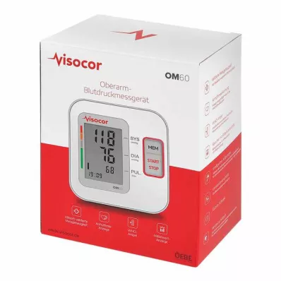 Visocor upper arm blood pressure monitor OM60, 1 pc Visocor upper arm blood pressure monitor OM60, 1 pc