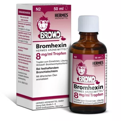 BROMHEXIN Hermes Arzneimittel 8 mg/ml drops, 50 ml